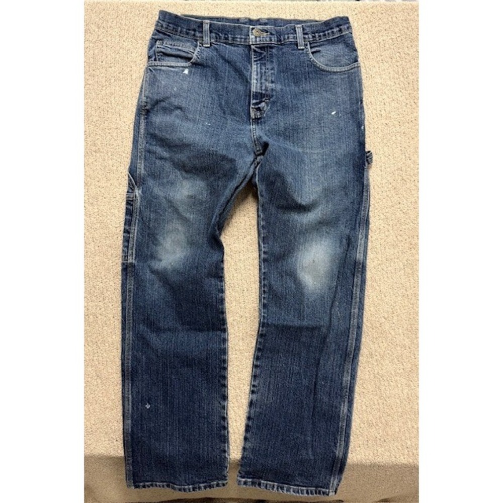 Dickies Carpenter Jeans 32x30 Blue Denim Utility Work Pants